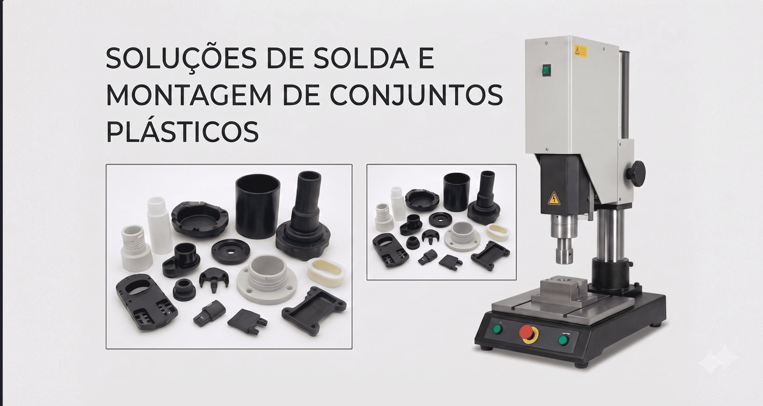 Conjuntos soldados e montados para entrega pronta para aplicacao